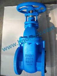 DIN/BS non rise stem cast iron gate valve